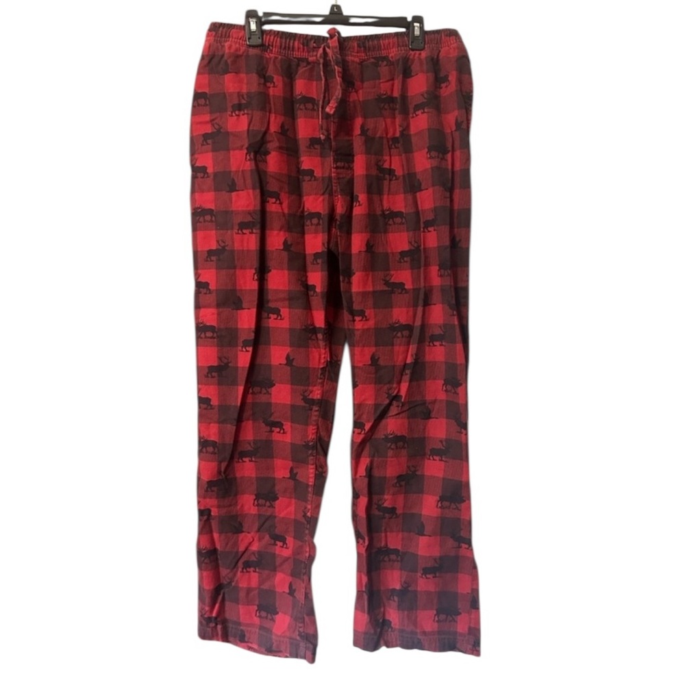 Eddie Bauer Red Plaid Lounge Pants